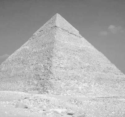 A pyramid s shape is like the sun s rays shining on Earth. Pyramids took many years to build. When a king was still alive, people began building his pyramid.