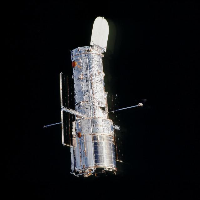 Hubble Space Telescope Taken by astronauts on board the space shuttle after the 2002 servicing mission.