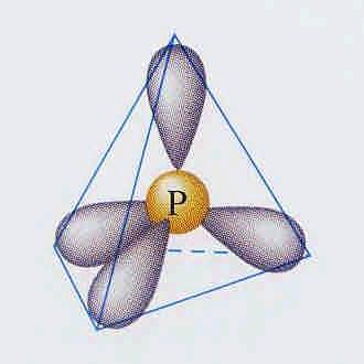 There are four pairs of electrons surrounding