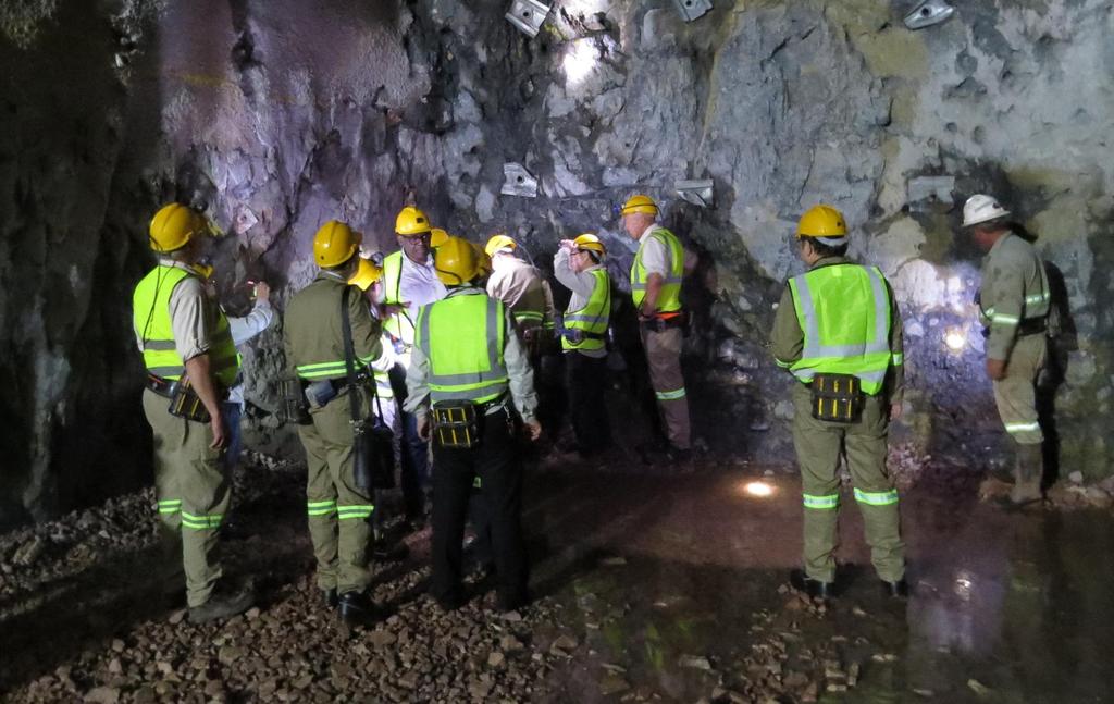 Kamoa-Kakula Kansoko Mine Progress inspection at the