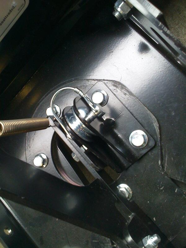 Tighten the fastener at this time so that the bolt engages the nylon in the lock nut. Figure 2 3.