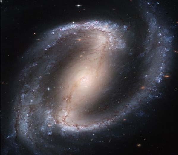 Spiral Classification: bars The bulges of some spiral galaxies are barred.