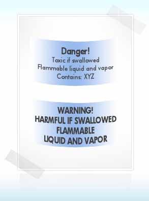 4004 Container Labels: Signal Word The signal word indicates the relative level of the hazard.