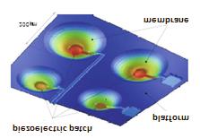 Finite Element Analysis of the Local Effect of a Piezoelectric.