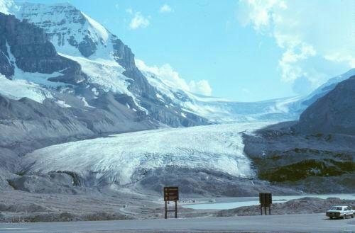 How did glaciers shape the land?
