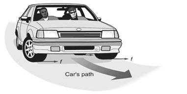 Newton's Laws in Action Friction on the tires provides necessary centripetal acceleration.