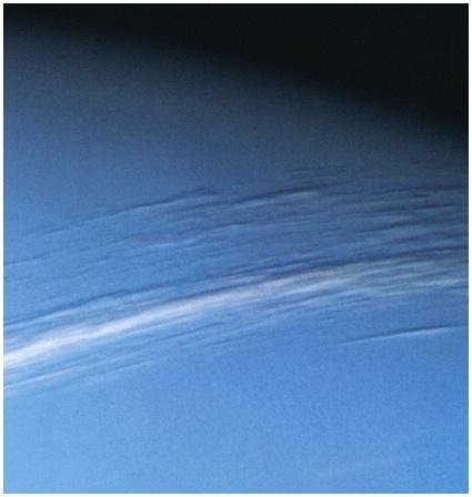 Atmosphere Belts & zones Belts Dark blue Descending atmospheric regions Zones Light blue Ascending atmospheric regions Neptune s Clouds (HST, 1998) Uranus