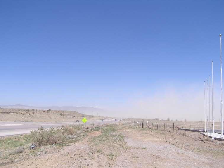 One of the may impacts of drought Dust storm lasted >6 hours and