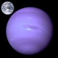 Neptune to Earth size comparison http://en.wikipedia.org/wiki/file:neptune,_earth_size_comparis on.