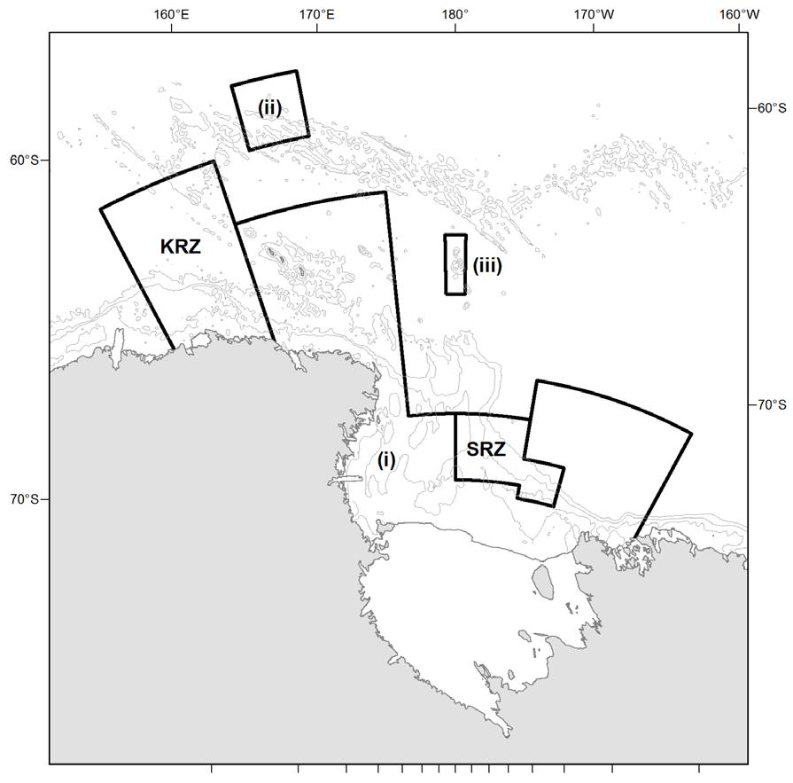 Figure 1: The Ross Sea region marine protected area, including the boundaries of the General Protection Zone, composed of