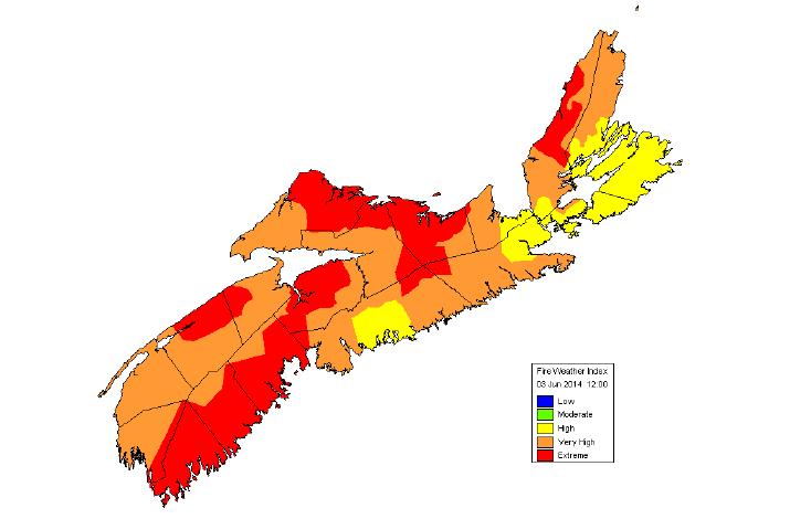 Current Conditions - Nova Scotia Fire weather