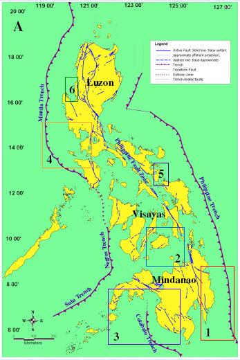 THAMP 1. Davao Oriental (1992 Manay tsunami) 2. Bohol island (1990 earthquake) 3.