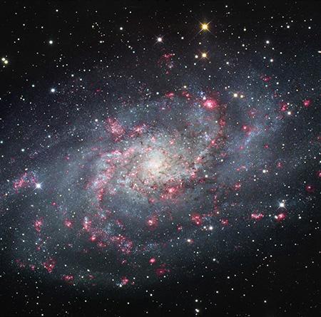 Triangulum Galaxy (M33) Third biggest galaxy in