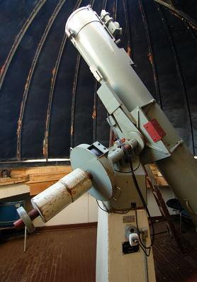 Actually, the telescope was completely rebuilt and rededicated in 1977 to honor Ed Halbach who was the observatory director for 35 years and avid variable star observer who had just retired.