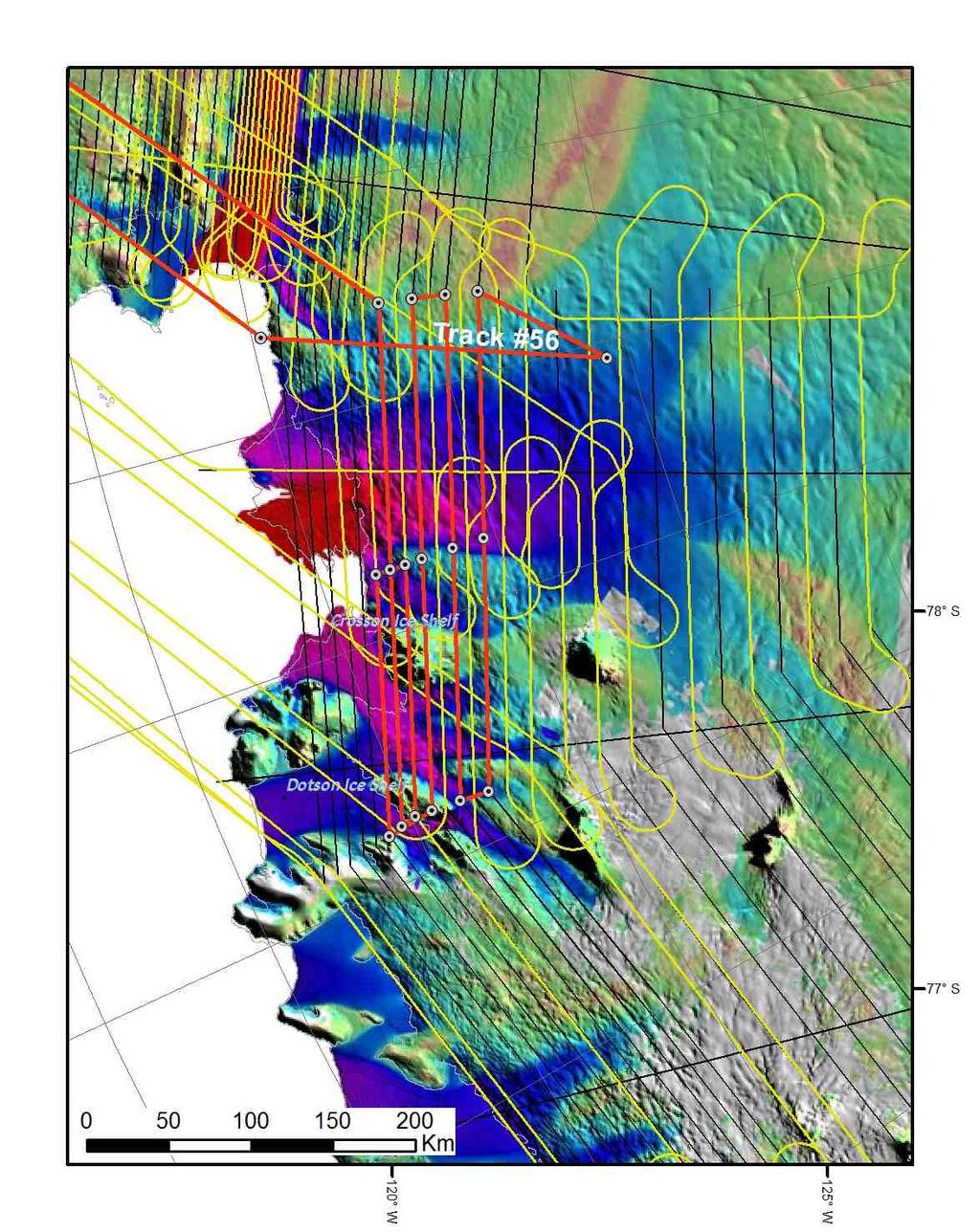 LVIS 2012 Antarctica Mapping Lines 7/13/12 21 Thwaites- Pope Area: Priority 2 Flight: Pope Coast Within P2 Area: High?
