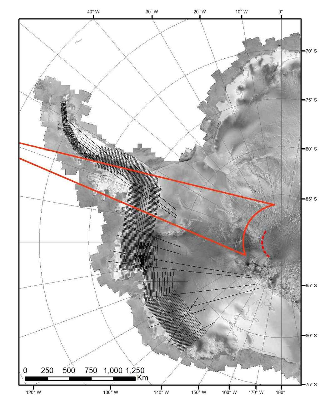 LVIS 2012 Antarctica Mapping Lines 7/13/12 25