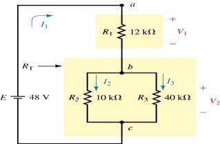 Example: Analysis of Series-Parallel Circuits Example: Analysis of Series-Parallel Circuits