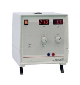 Power supply with continuously adjustable output between 0V and 24V or 0A and 20A (see figure 2).