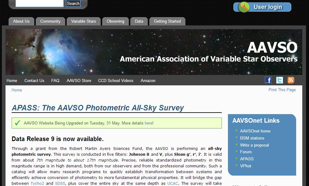 Eclipsing Binary Stars: Resources AAVSO (aavso.