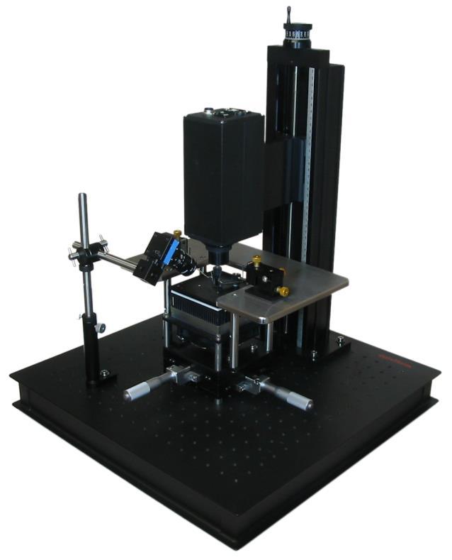 3 Thermal Emission Microscope 3.1 System Hardware The Optotherm Sentris thermal emission microscope is shown in Figure 1.