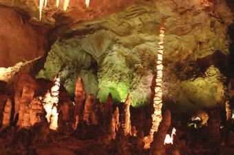 39. MODELING WITH MATHEMATICS One type of stone formation found in Carlsbad Caverns in New Mexico is called a column. This cylindrical stone formation connects to the ceiling and the floor of a cave.