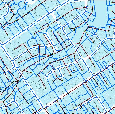 and road reserve proximity to the associated link not topography. Land use and census grids can then be used to determine population and land use.