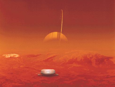 -atmosphere with a few % CH 4 The chemistry in the atmosphere of Titan may resemble that