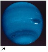 22 Atmosphere of Neptune Predicted by Adams and Le Verrier (1845) Blue due to methane.