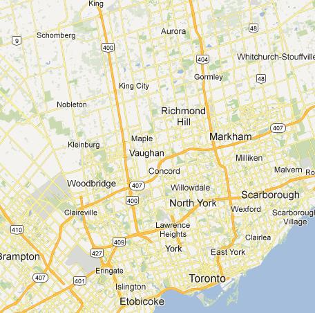 Authority, SENES and the City of Toronto used existing Environment Canada and United Kingdom Meteorological Office - Hadley Centre results from global and regional climate models as input into a