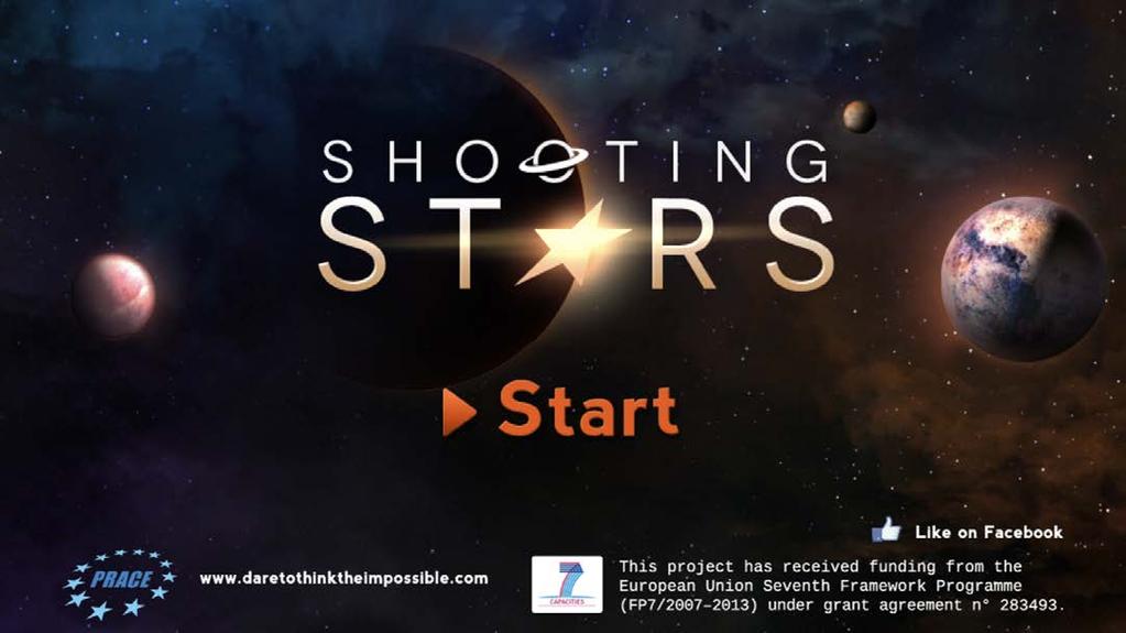 Shooting Stars is a physics puzzle game where you get to control the planets of a star system. Simulate orbiting planets and gravitational forces in the searing heat of the sun.