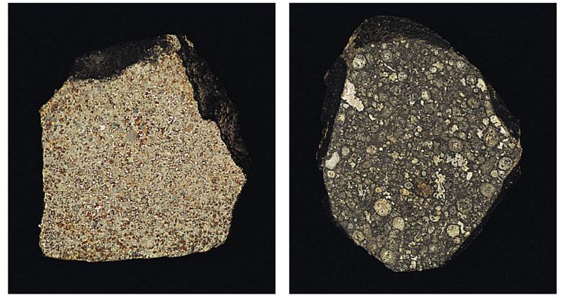 Meteors Types - Primitive Meteorites Stony, with trace of pure