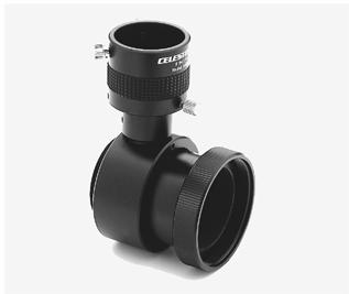This type of guiding produces the best results since what you see through the guiding eyepiece is exactly reproduced on the processed film.