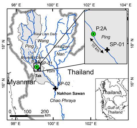 Butsawan Bidorn et al. / Procedia Engineering 154 ( 2016 ) 557 564 559 from the Bhumibol Dam, respectively (Fig.1), to investigate sediment transport characteristics in the Ping River basin.