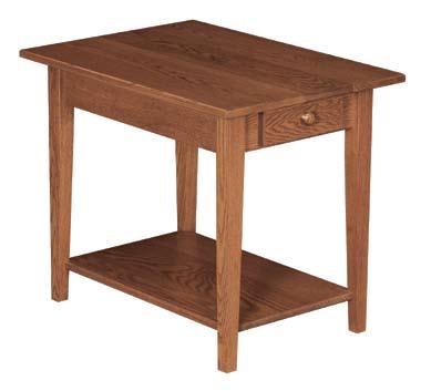 30 L x 29 H optional 017: shaker small end table without bottom