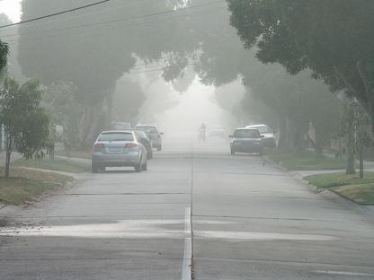 One of the phenomena associated to the DpT is the formation of fog and clouds.