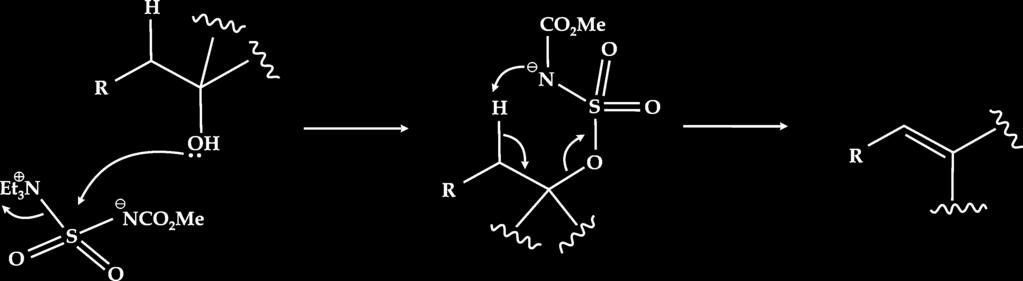 (b) The Cope reaction is an elimination reaction involved in the formation of 5-membered cyclic (intramolecular) transition state.
