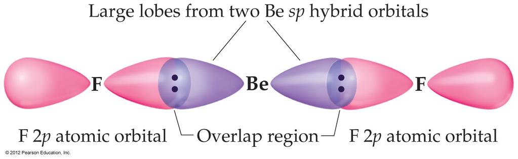 Hybrid Orbitals These two degenerate orbitals would align themselves 180 from each other.
