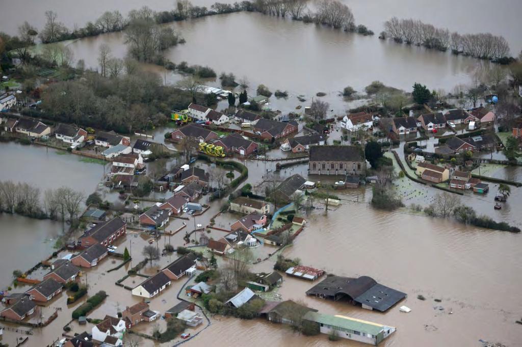 26 Study Figure 15, a photograph showing the effects of river flooding in Somerset in 2014.
