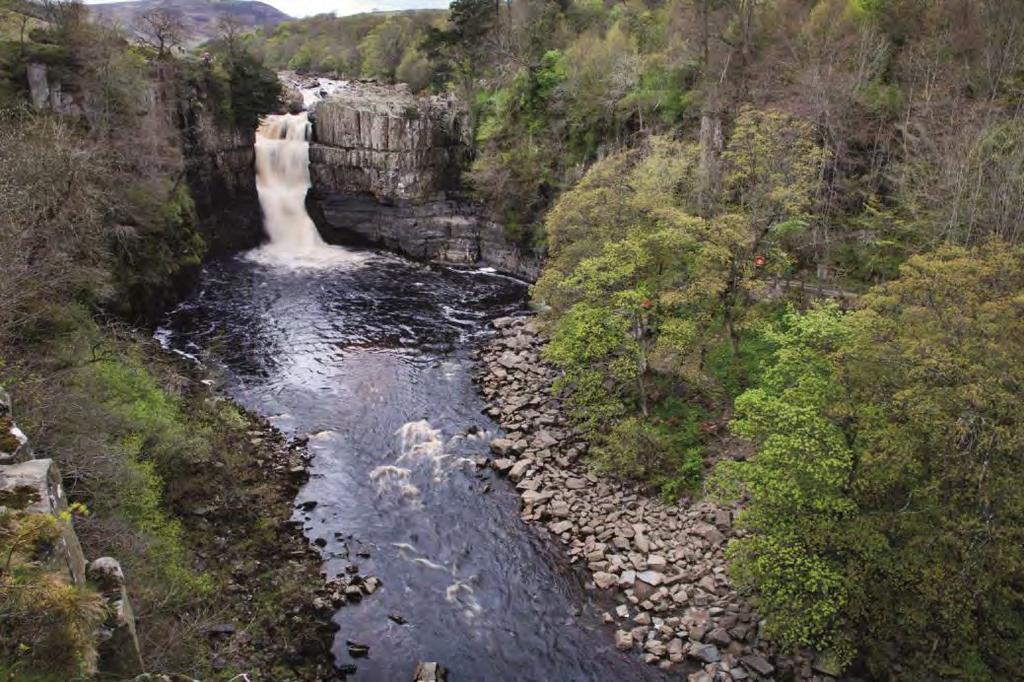27 Study Figure 16, a photograph showing the waterfall at High Force on the River Tees. Figure 16 0 4.