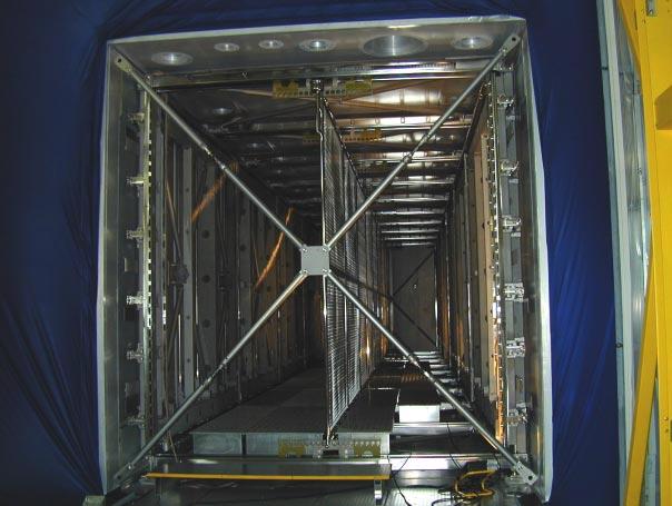 T600 - Completed Internal Detector view Wire Chamber Side A E Drift distance 1.