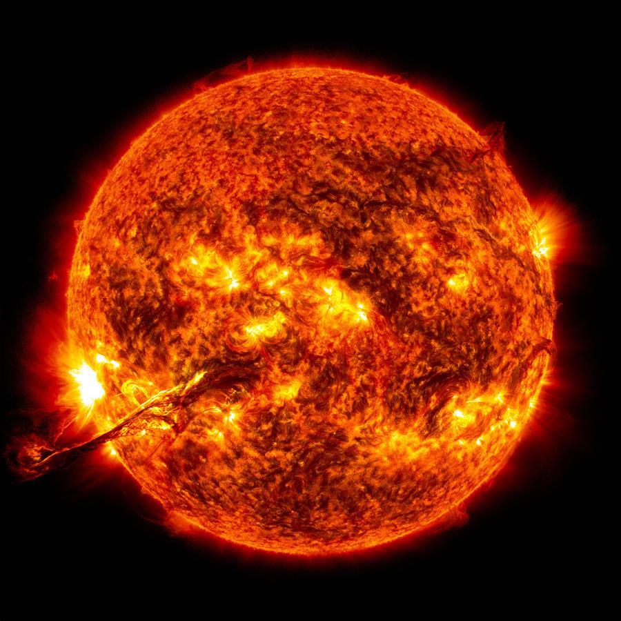 The Sun The sun is the closest star to us and is the centre of