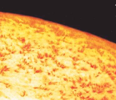 Spicules Temperature ~ 50,000 K Sun