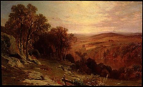 4. Landscape George Henry Smillie American (1840-1921) Landscape 1870 oil paint on linen canvas 1995.035.