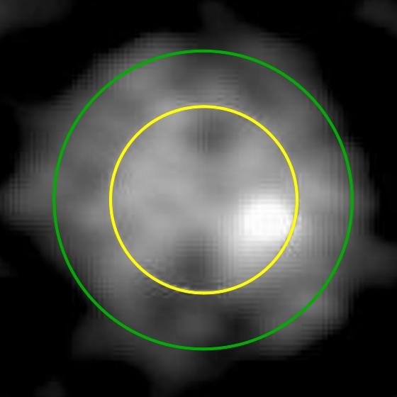 First LOFAR Image of the Sun Radio image of the Sun (left) at 135