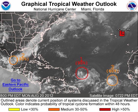 Tropical Weather Outlook Approximately 60 % of Atlantic tropical