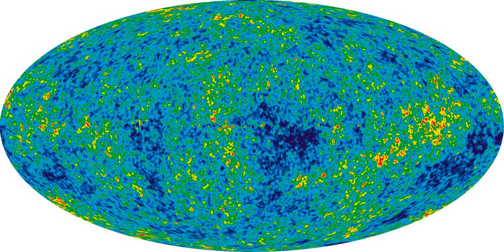 WMAP satellite nine-year microwave sky, from http://wmap.gsfc.nasa.gov/media/121238/index.
