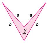 Find the angle θ. (Use either the Law of Sines or the Law of Cosines, as appropriate.) (Round your answer to one decimal place.) a = 14, b = 5, c = 15 40. Find the angle θ.