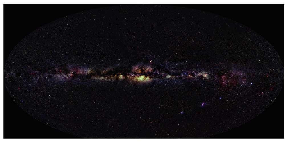 view, particularly towards the Galactic Center