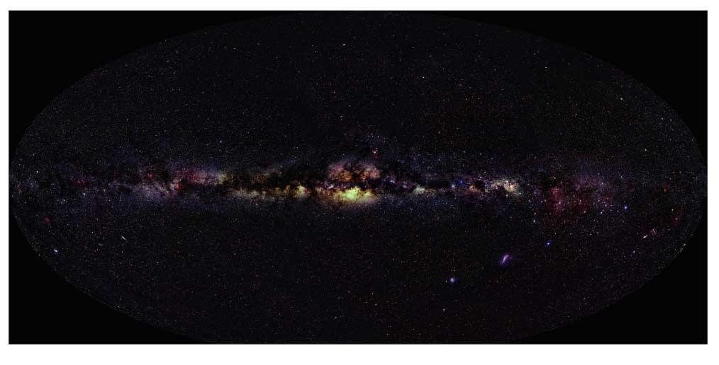Our Position in the Milky Way This modern image of the Milky Way clearly shows the dark patches caused by interstellar In the early dust, 1900s, which Harlow is responsible Shapley for the pervasive