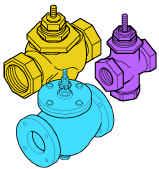 VALVES Two-Way Valve Bodies Introduction Va l ve bodies are ava i l able in two - w ay configurat i o n with stem-up open and stem-up closed configurat i o n s.